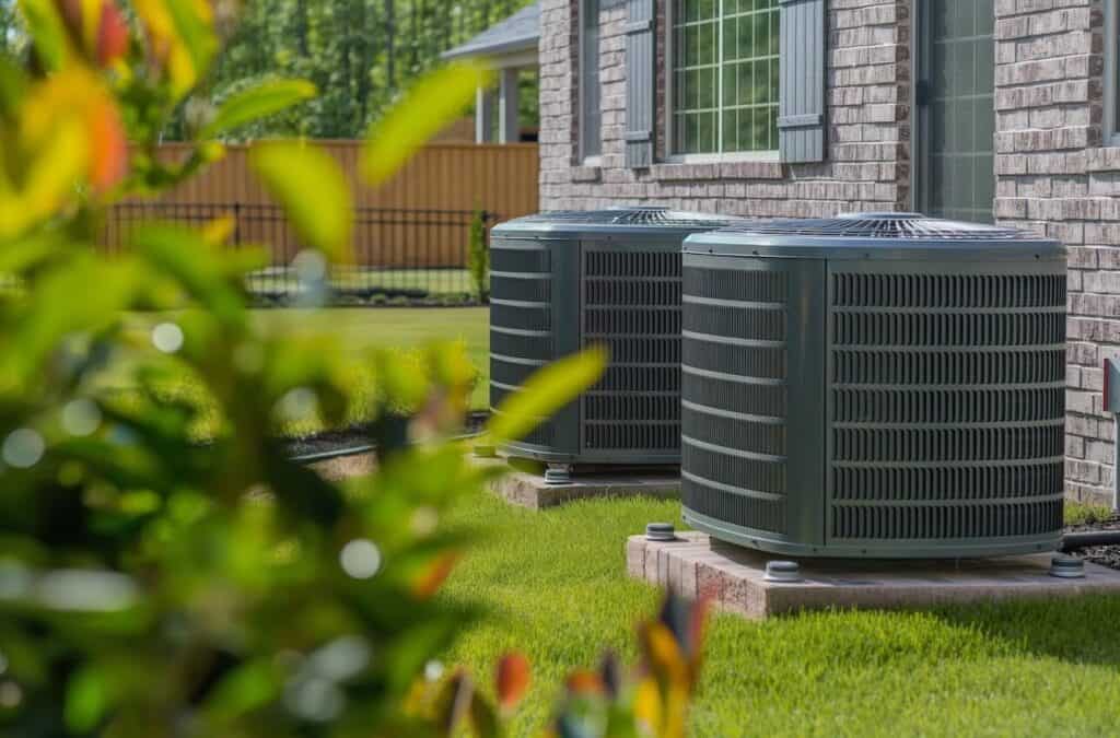 Residential AC units outside a home in Clearwater